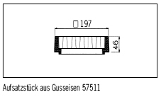 Aufsatzstück Bodenablauf